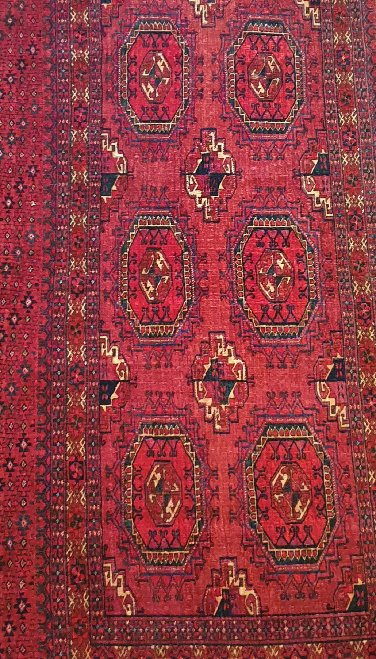 Wool 914 - Beautiful Turkmen from the 19th Century for Horse or Chuval Cover