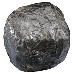 Used 91.40 Carat Natural Rough Black Diamond Cube
