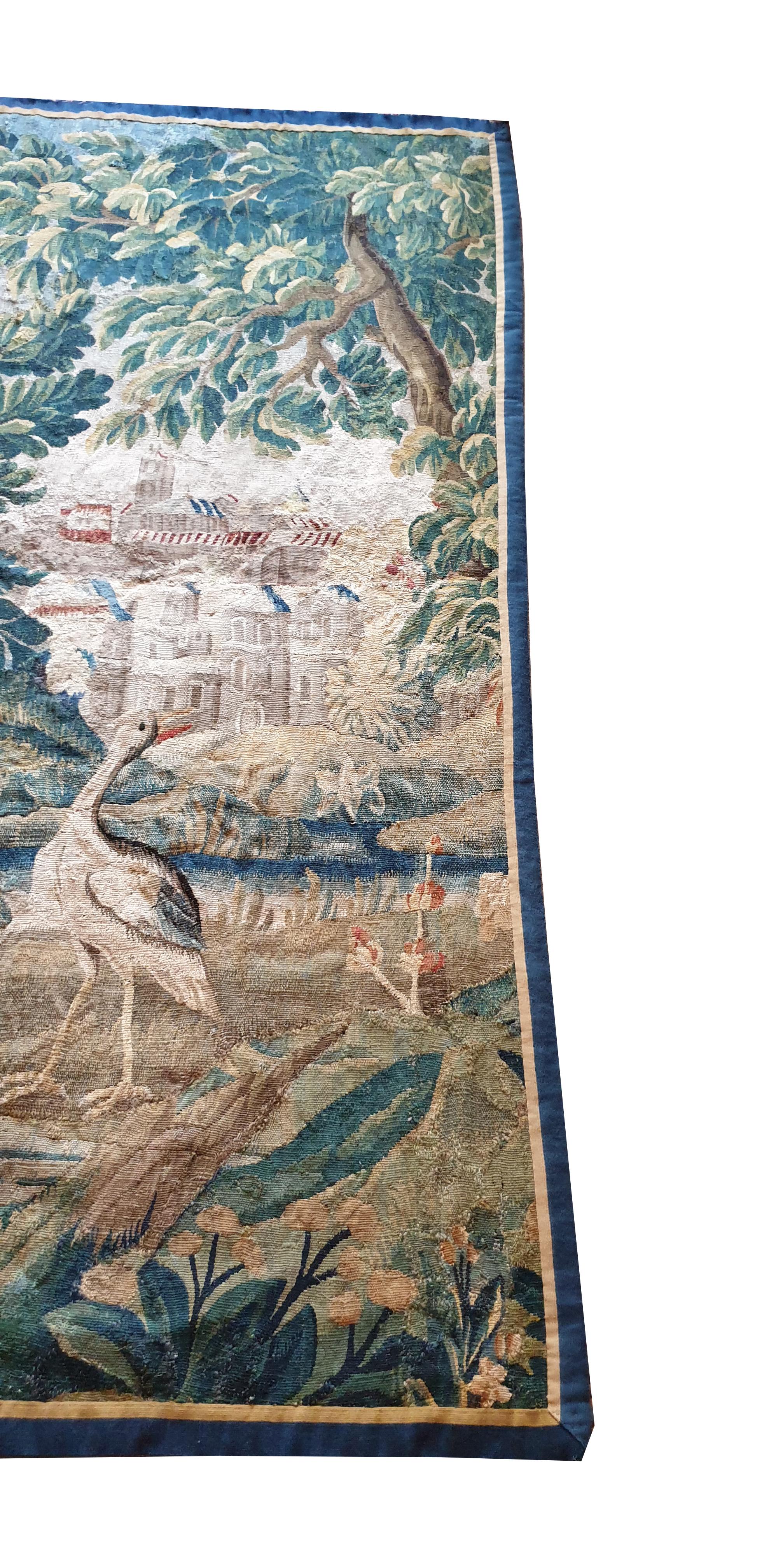 Hand-Woven 915 - 18th Century Aubusson Tapestry