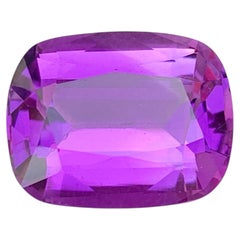 9.15 Carat Natural Loose Purple Amethyst Stone Cushion Cut Brazilian Gemstone