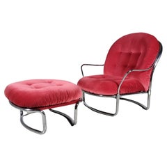 915 lounge chair with ottoman by Carlo de Carli for Cinova, 1960s