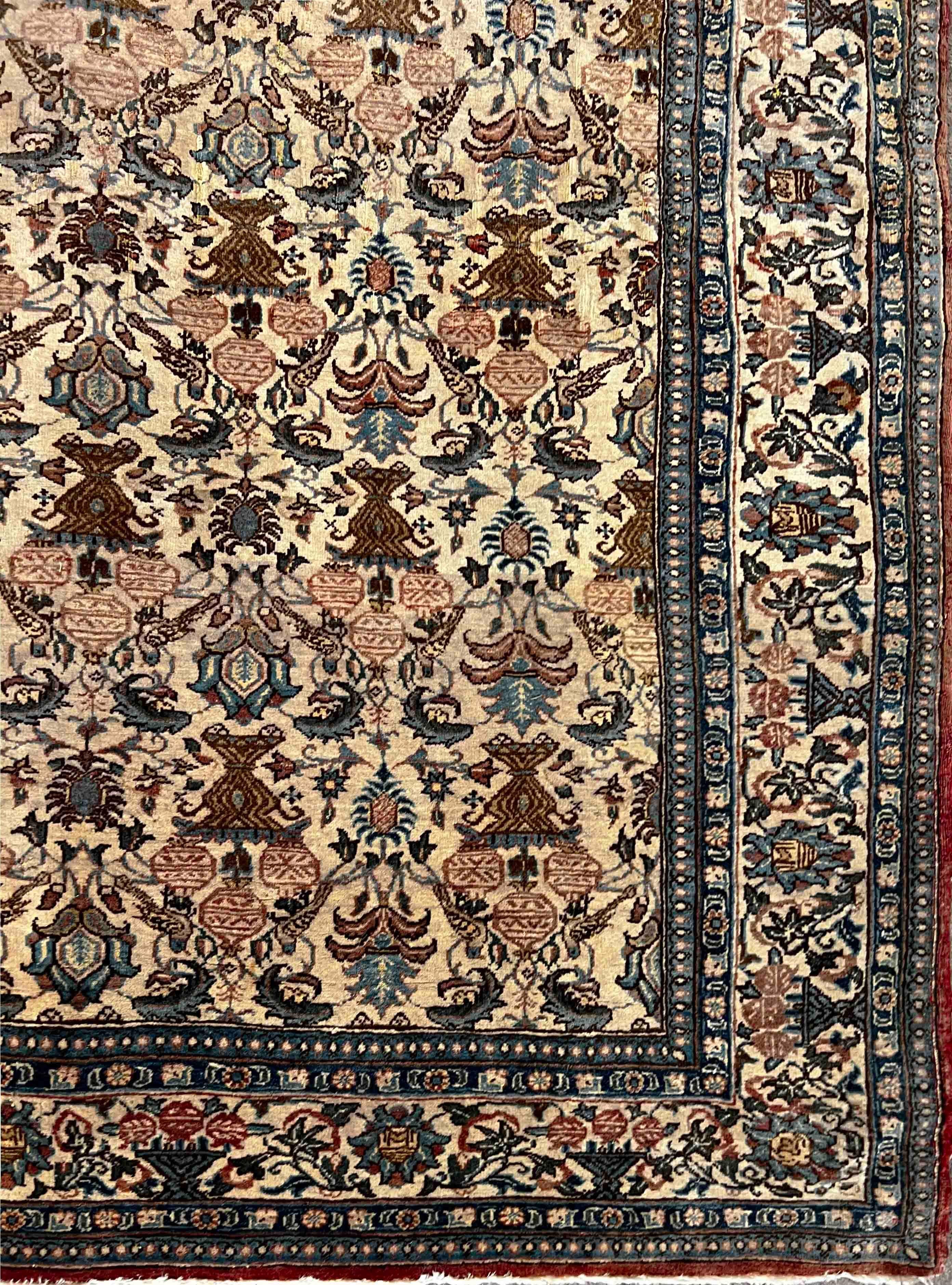 916 - Magnifique tapis vintage Qom en vente 3