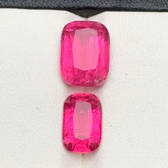 9,16 Quilates Turmalina Rubelita Natural Rosa Caliente, Gemas Sueltas talla cojín