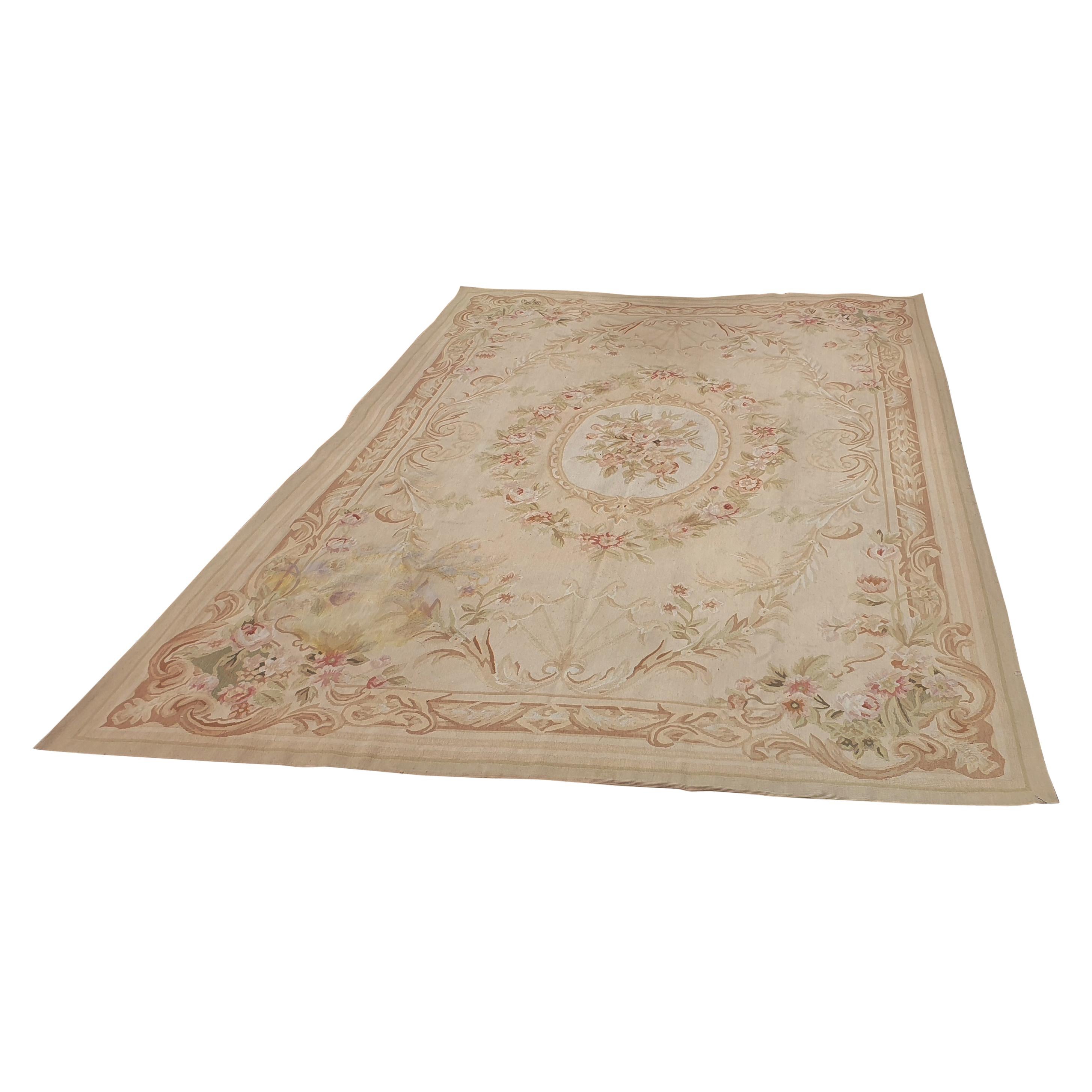 French Aubusson Rug For Sale at 1stDibs