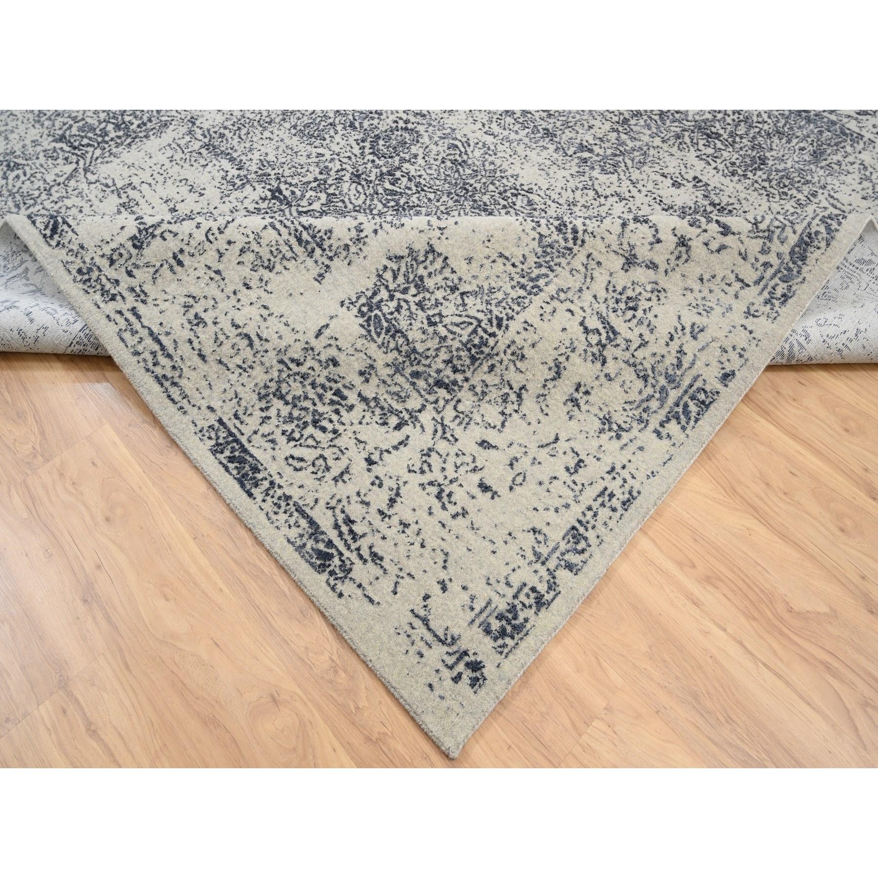 Tappeto orientale in lana jacquard e seta artistica 9'1 