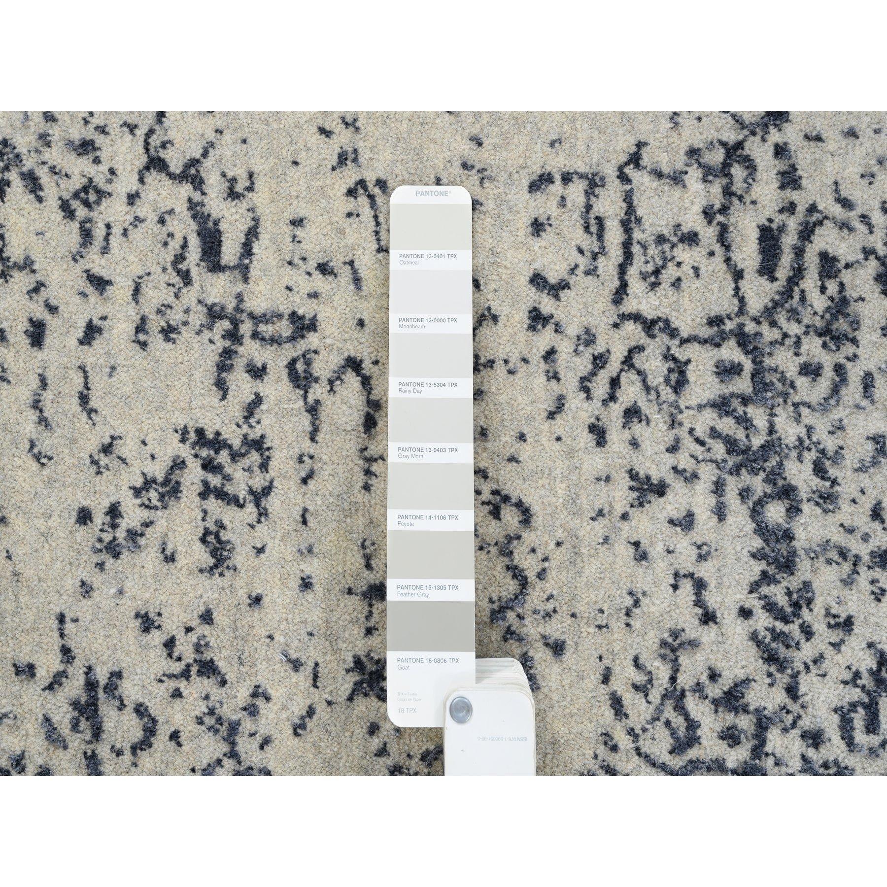 XXI secolo e contemporaneo Tappeto orientale in lana jacquard e seta artistica 9'1 