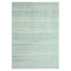 9'1 "x12'2" Grau 100% Wolle Oxidiert und Distressed Gras Design Hand geknüpft Teppich