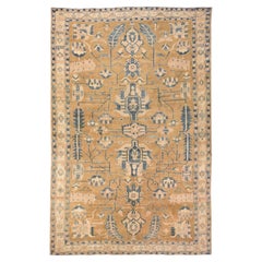 9'1"x14' Mustard Green Afghan Oushak Hand Knotted 100% Wool Oriental Rug