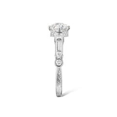 .92 CT Old European Conflict Free GIA Certified Round Vintage Inspired 18 Karat