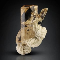 92 Gramm schmuckvolle Kombination aus Topas und Schorl aus Pakistan