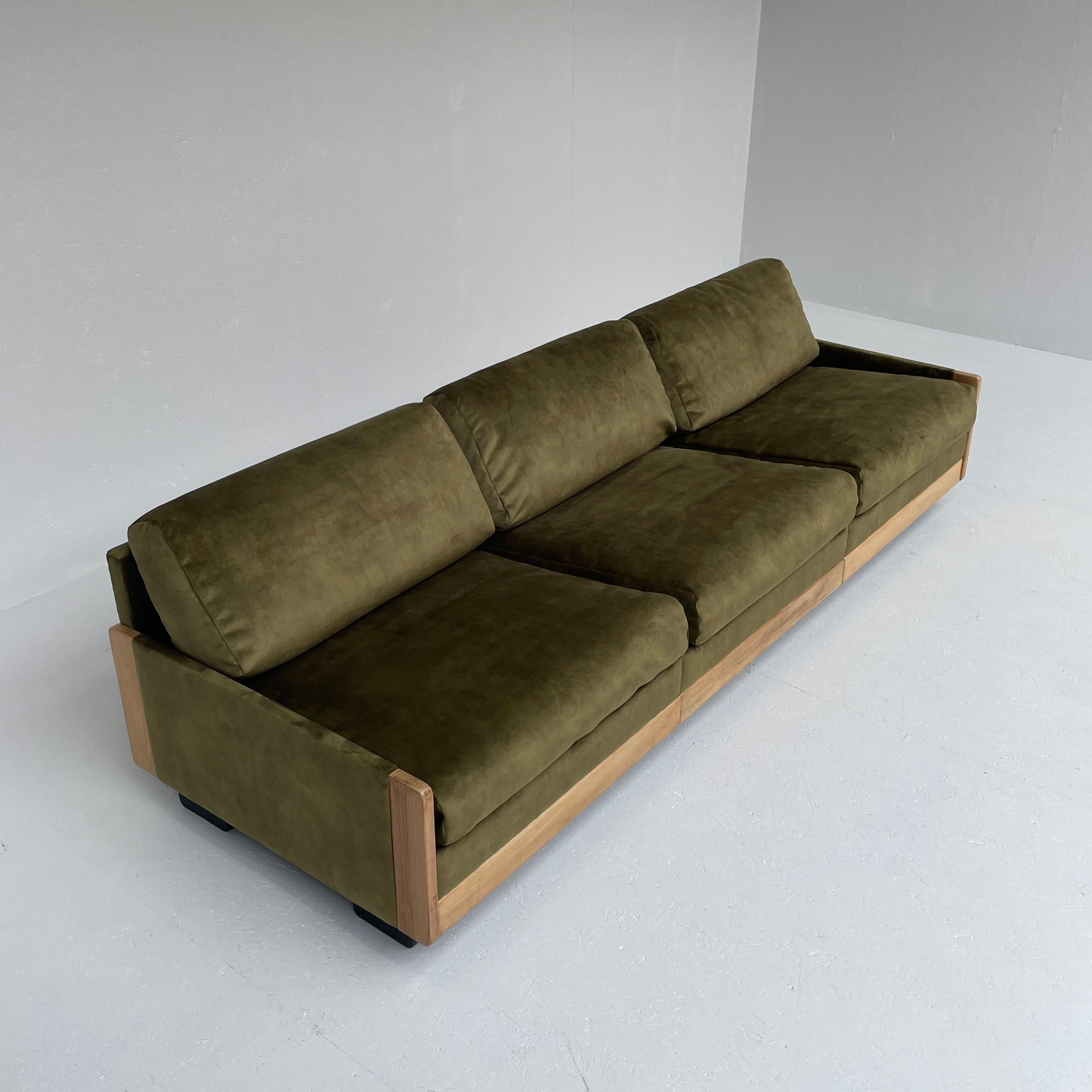 Fabric 920 3 Seater Sofa by Afra & Tobia Scarpa for Cassina, 1970s