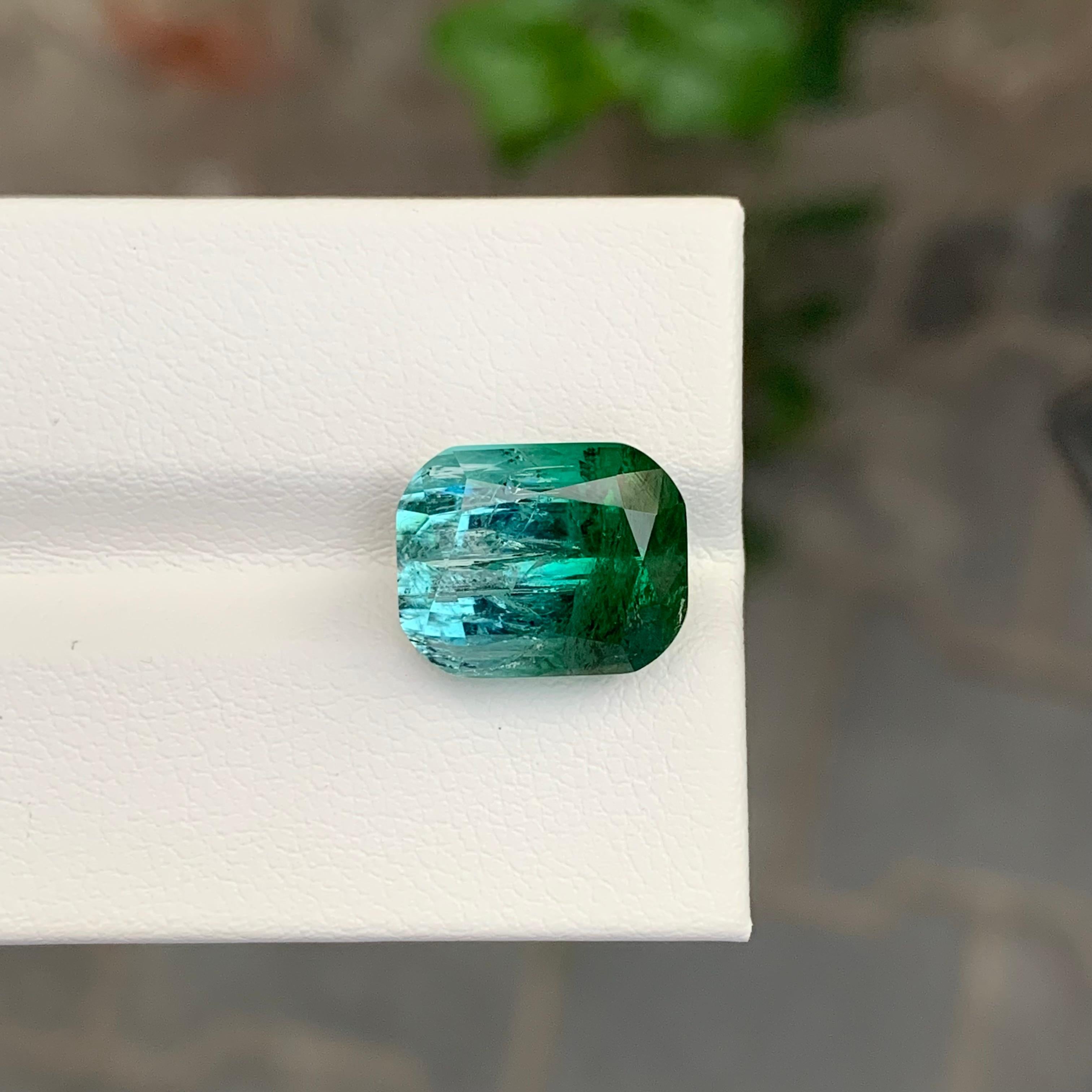 9.20 Carat Natural Loose Bi Colour Tourmaline Cushion Shape Gemstone (pierre précieuse en forme de coussin) Neuf - En vente à Peshawar, PK