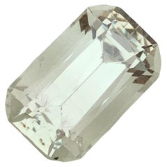 9.20 Carat Natural Loose Green Amethyst Long Cushion Shape Gem For Necklace 