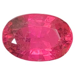 9,20 carati di tormalina rosa calda naturale sfusa, pietra tagliata a cuscino Gemma africana