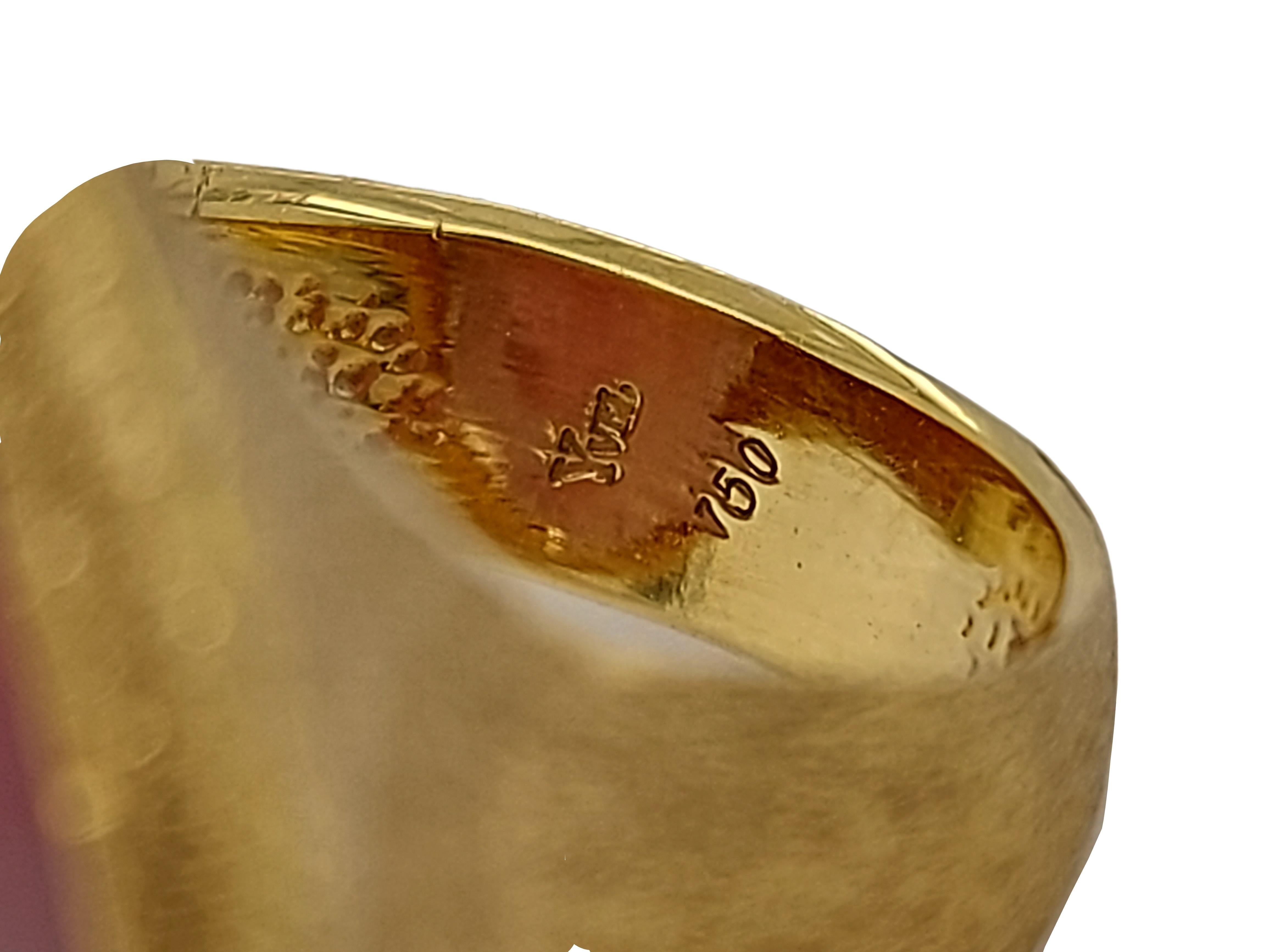 920 Karat Rohe natürliche Saphire und 18 kt Gold Yvel Halskette, Armband, Ring im Angebot 8