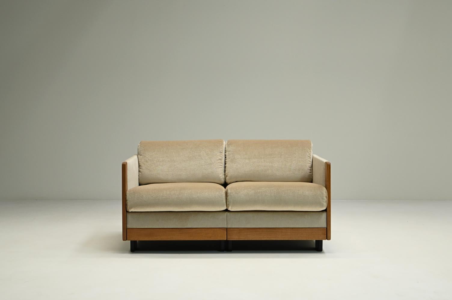 Mid-Century Modern Canapé 920 d'Afra & Tobia Scarpa pour Cassina, Italie, années 1960 en vente
