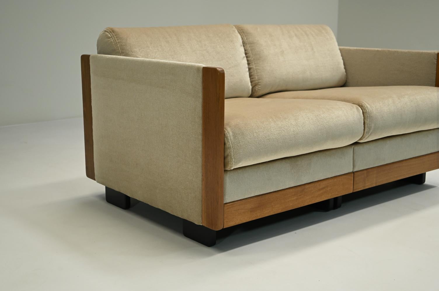 Mohair Canapé 920 d'Afra & Tobia Scarpa pour Cassina, Italie, années 1960 en vente