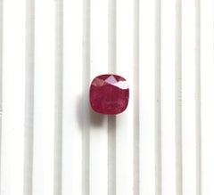 9.21 Carats Mozambique Ruby Cushion Cut stone For Fine Jewelry Heated Gemstone