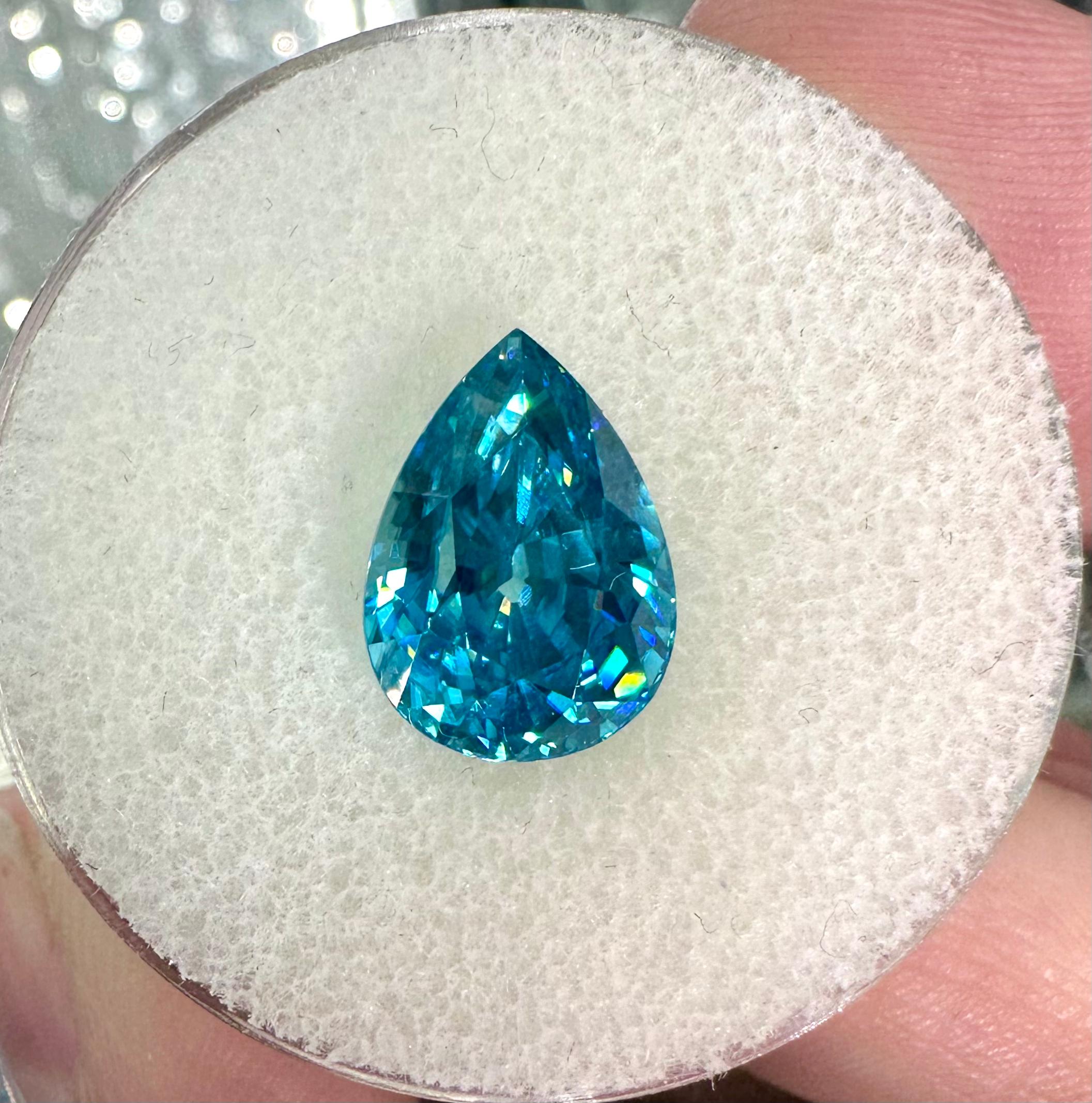 caribbean blue gemstone