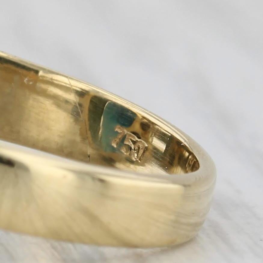 9.24ctw Teal Sapphire Diamond Ring 18k Yellow Gold Size 7 GIA Engagement For Sale 3