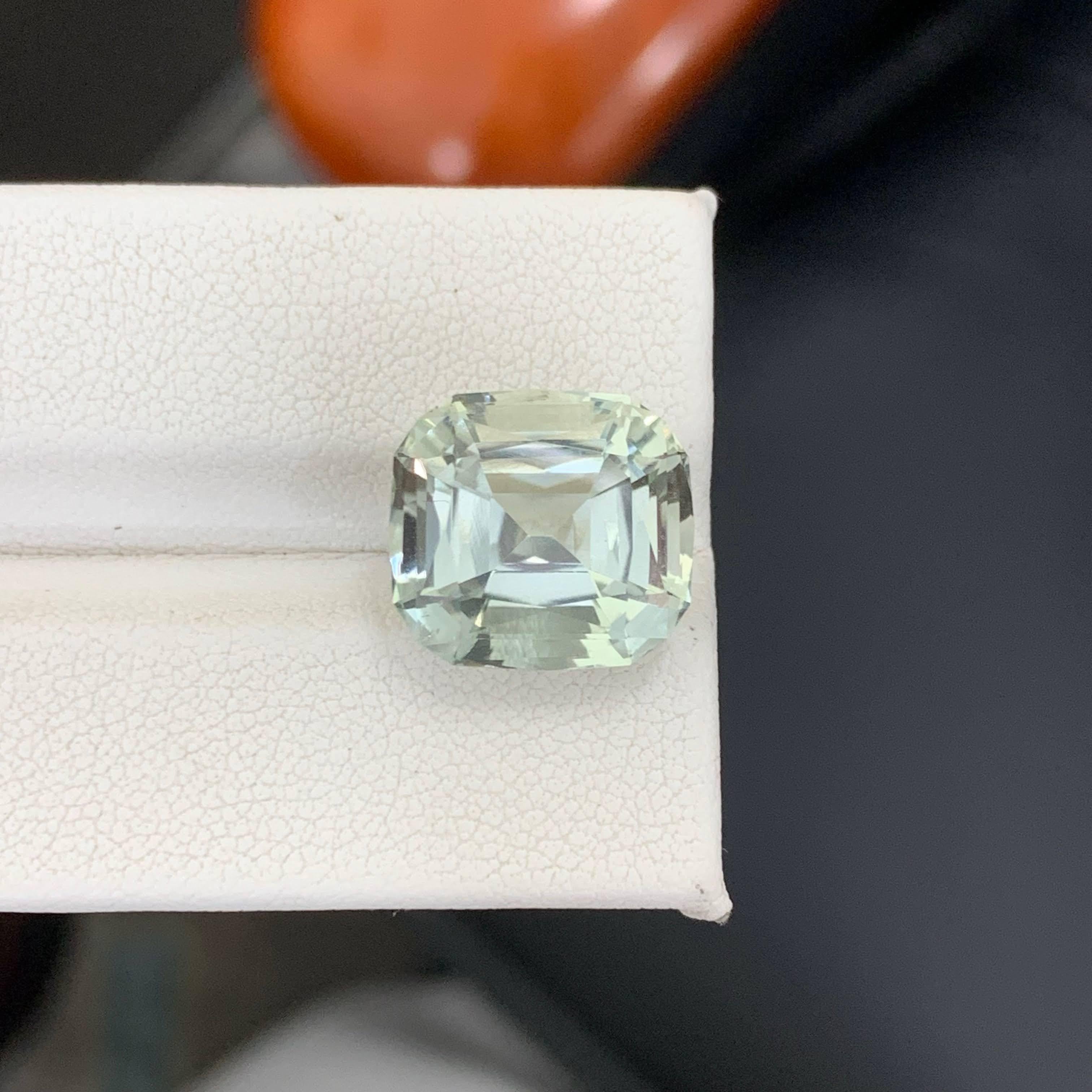 9.25 quilates de amatista verdosa natural suelta talla cojín gema africana en venta 4