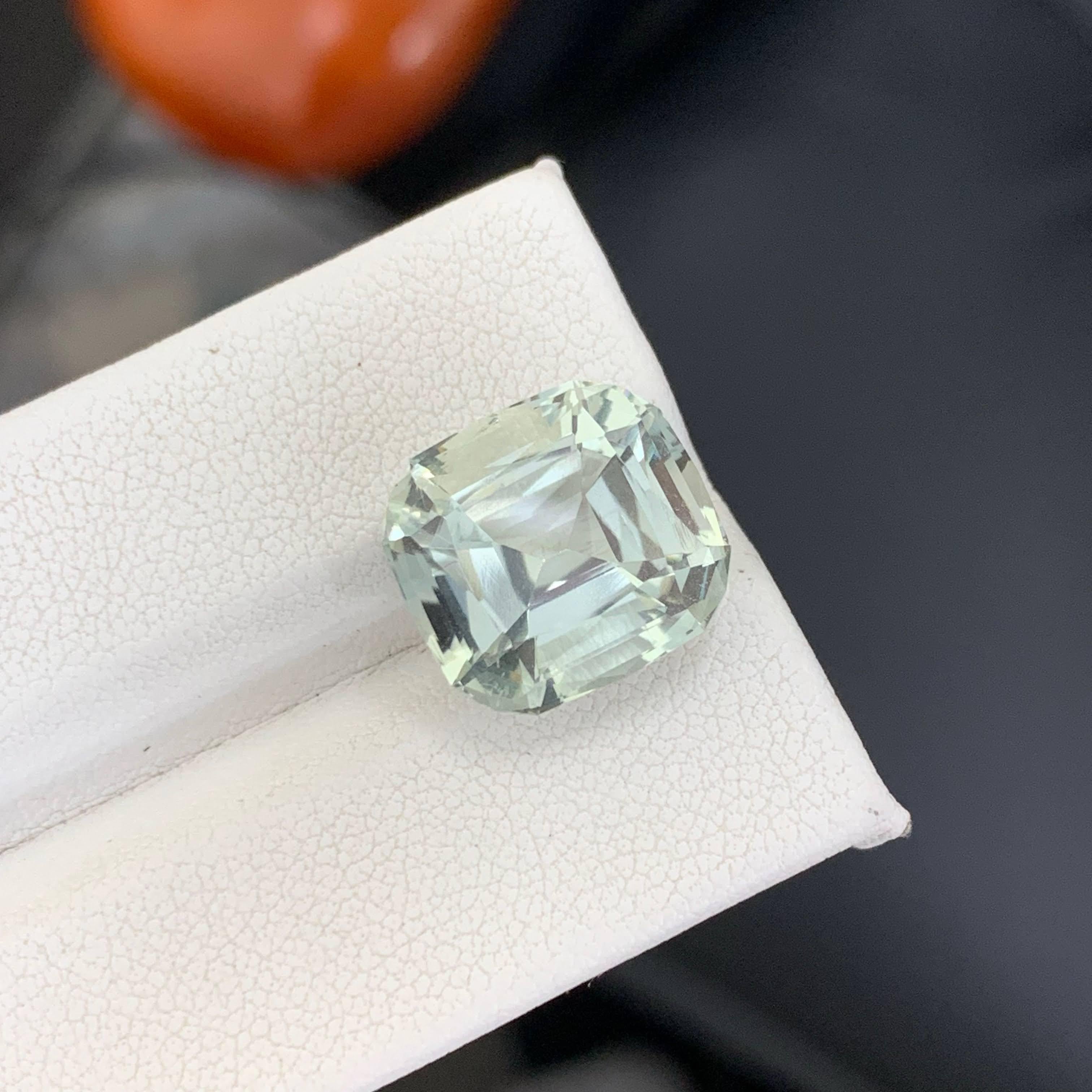 9.25 quilates de amatista verdosa natural suelta talla cojín gema africana en Nuevo estado para la venta en Bangkok, TH