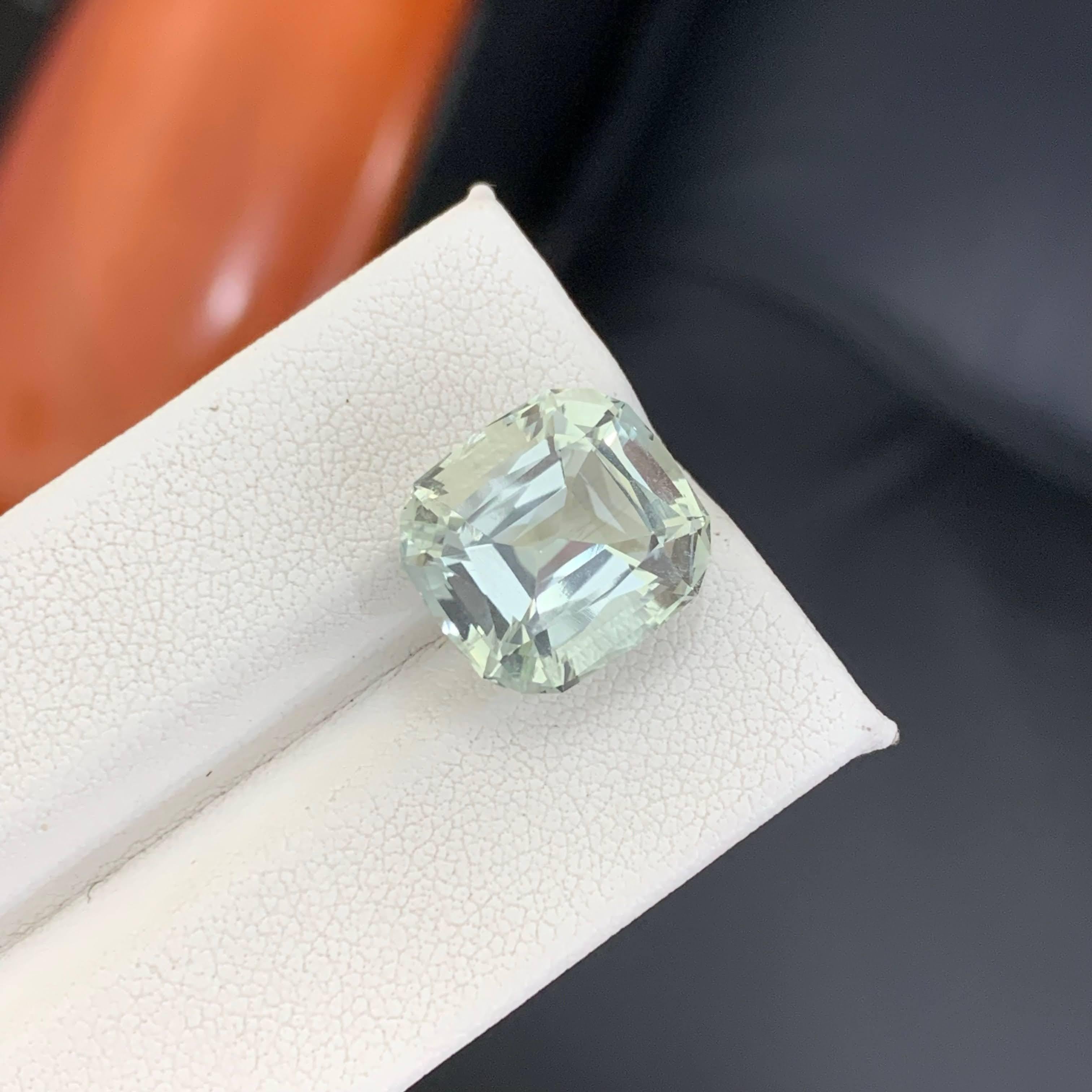 9.25 quilates de amatista verdosa natural suelta talla cojín gema africana en venta 3