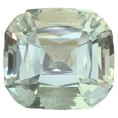 9.25 Carat Natural Loose Greenish Amethyst Stone Cushion Cut African Gemstone (pierre précieuse africaine)