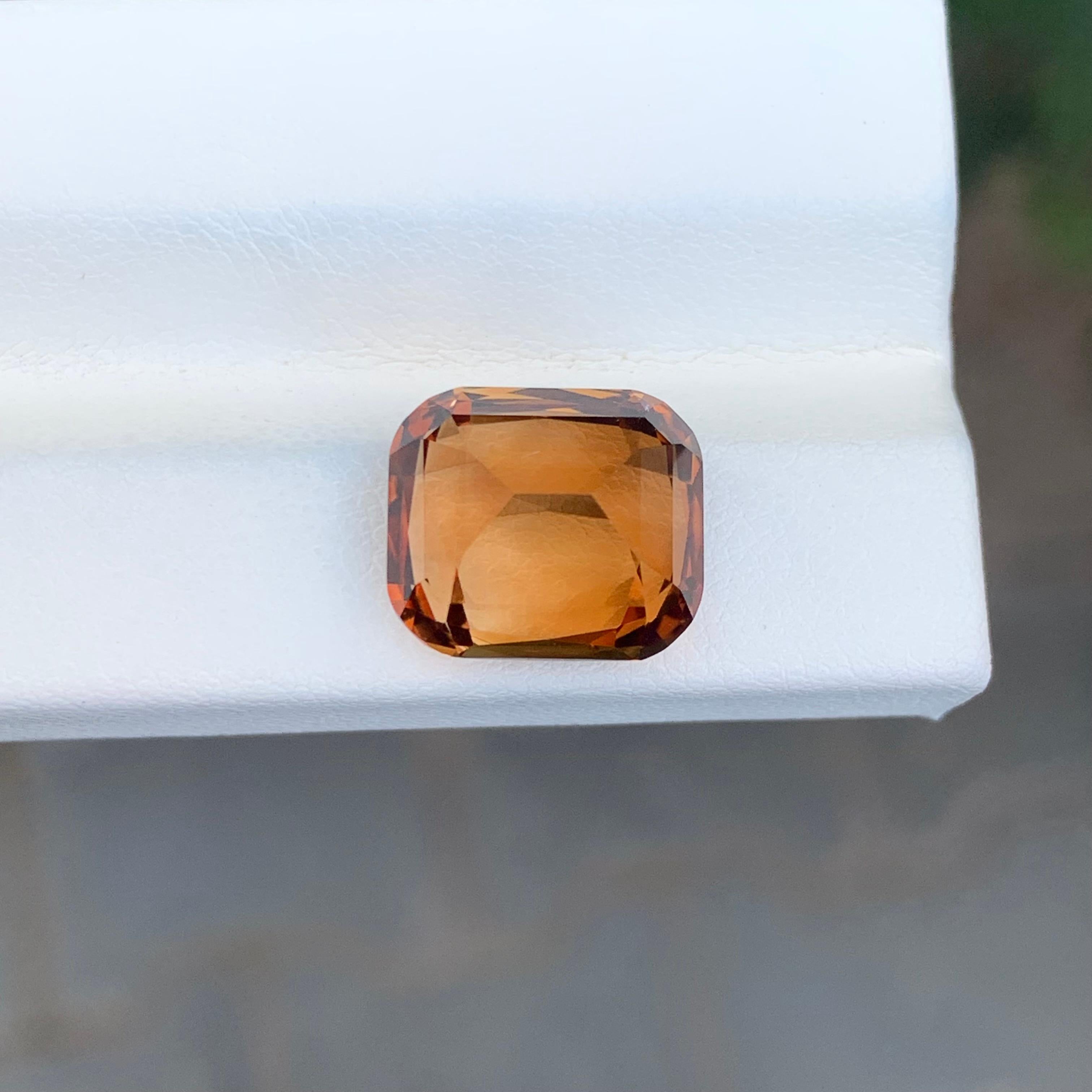 9.25 Carat Stunning Loose Heated Topaz Cushion Shape Gem For Sale 1