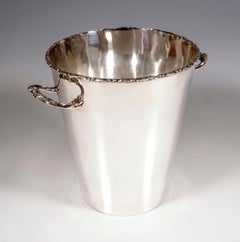 925 Silver Champagne or Wine Cooler, Mexico, Mid-20th Century