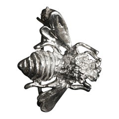 925 Silver Handmade Brooch with Bee