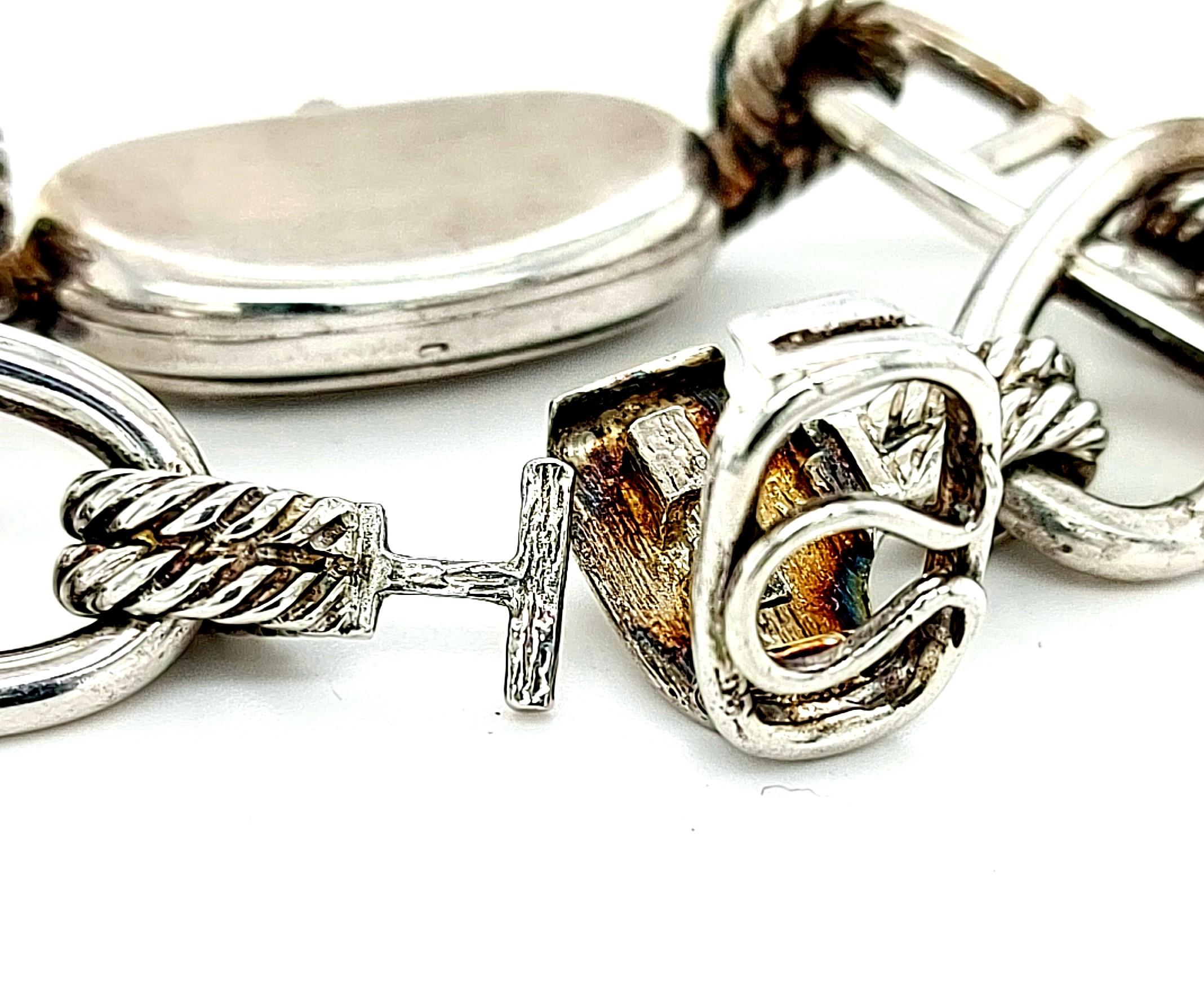 925 Silver Vintage Set Omega De Ville Watch, Bracelet, Necklace from 1970s 7