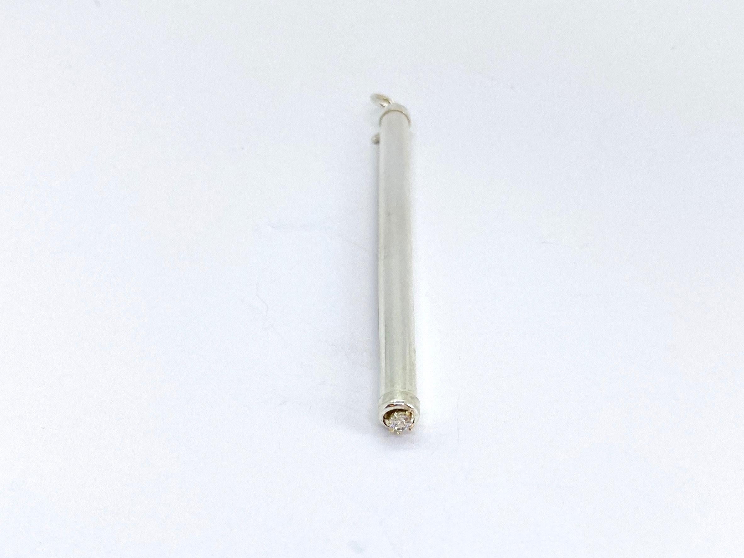 Taglio brillante 925 Argento Zircone Frusta di Champagne in vendita