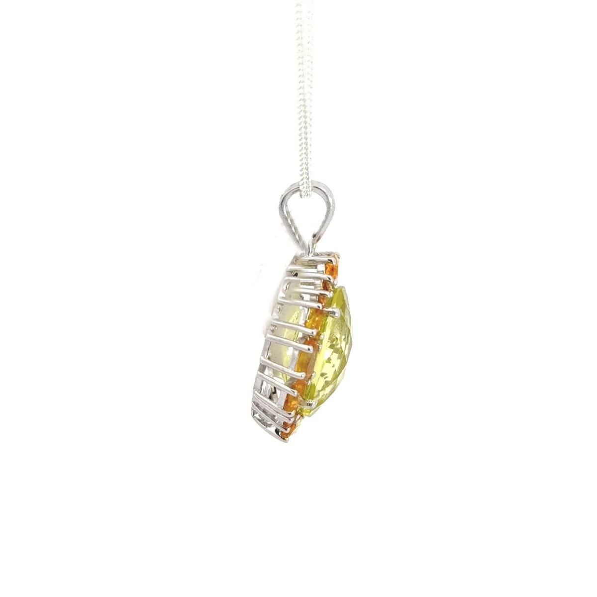 925 Ciondolo in argento massiccio ispirato a più pietre preziose, regalo per la festa della mamma in vendita 3