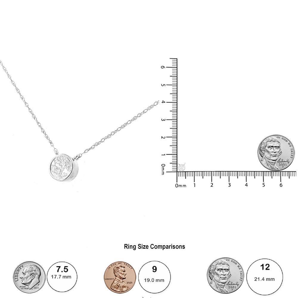 Collana con ciondolo da 18
