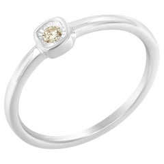 .925 Sterling Silber 1/20 Karat Diamant Mode Versprechen Ring