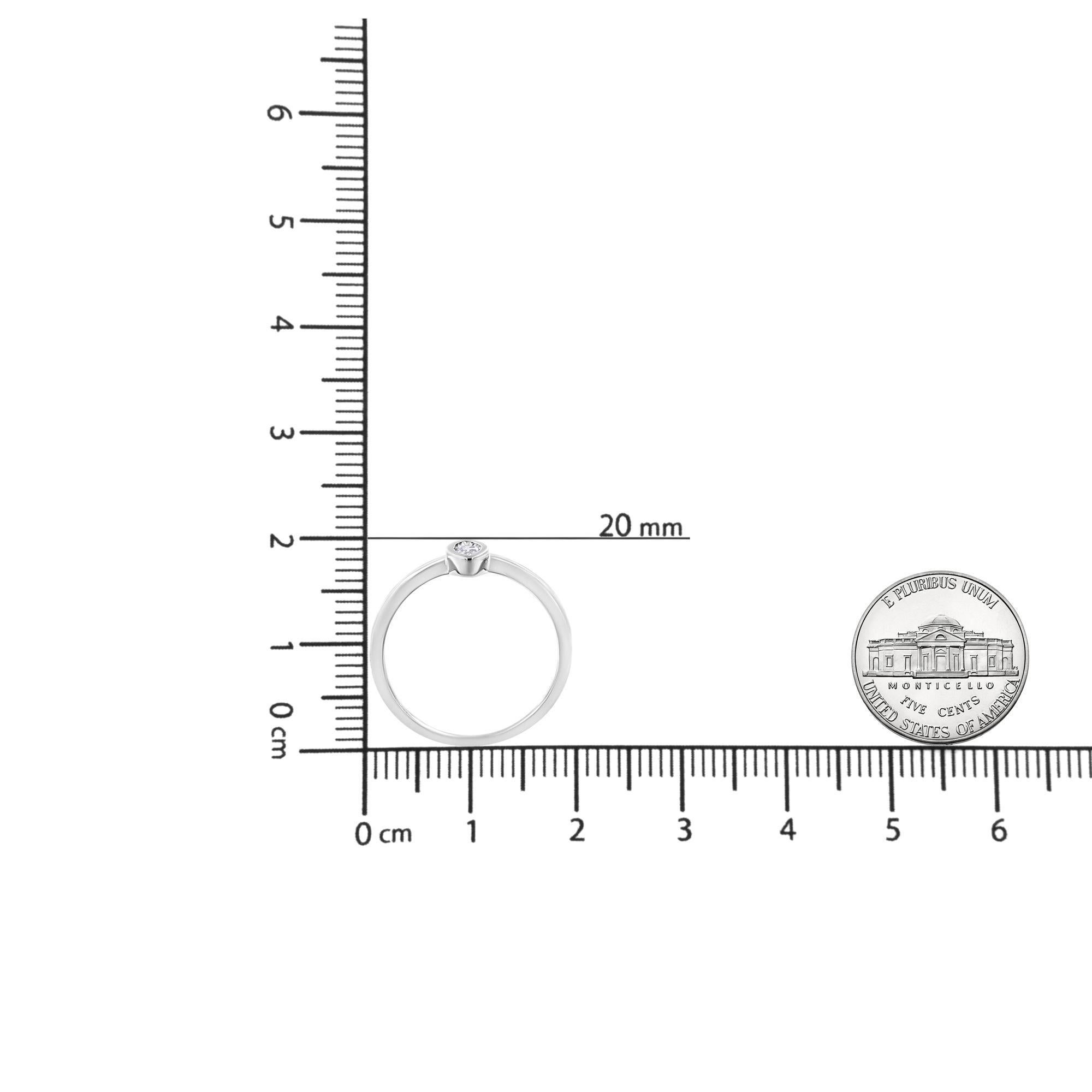 .925 Sterling Silber 1/20 Cttw Diamant Marquise geformt Versprechen Ring im Zustand „Neu“ im Angebot in New York, NY