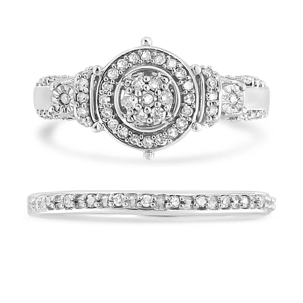 Feminine and intricate, this sophisticated ring is the missing piece from your growing jewelry collection! This ring is crafted in genuine .925 sterling silver, a metal that will stay tarnish free for years to come. A central floral cluster of