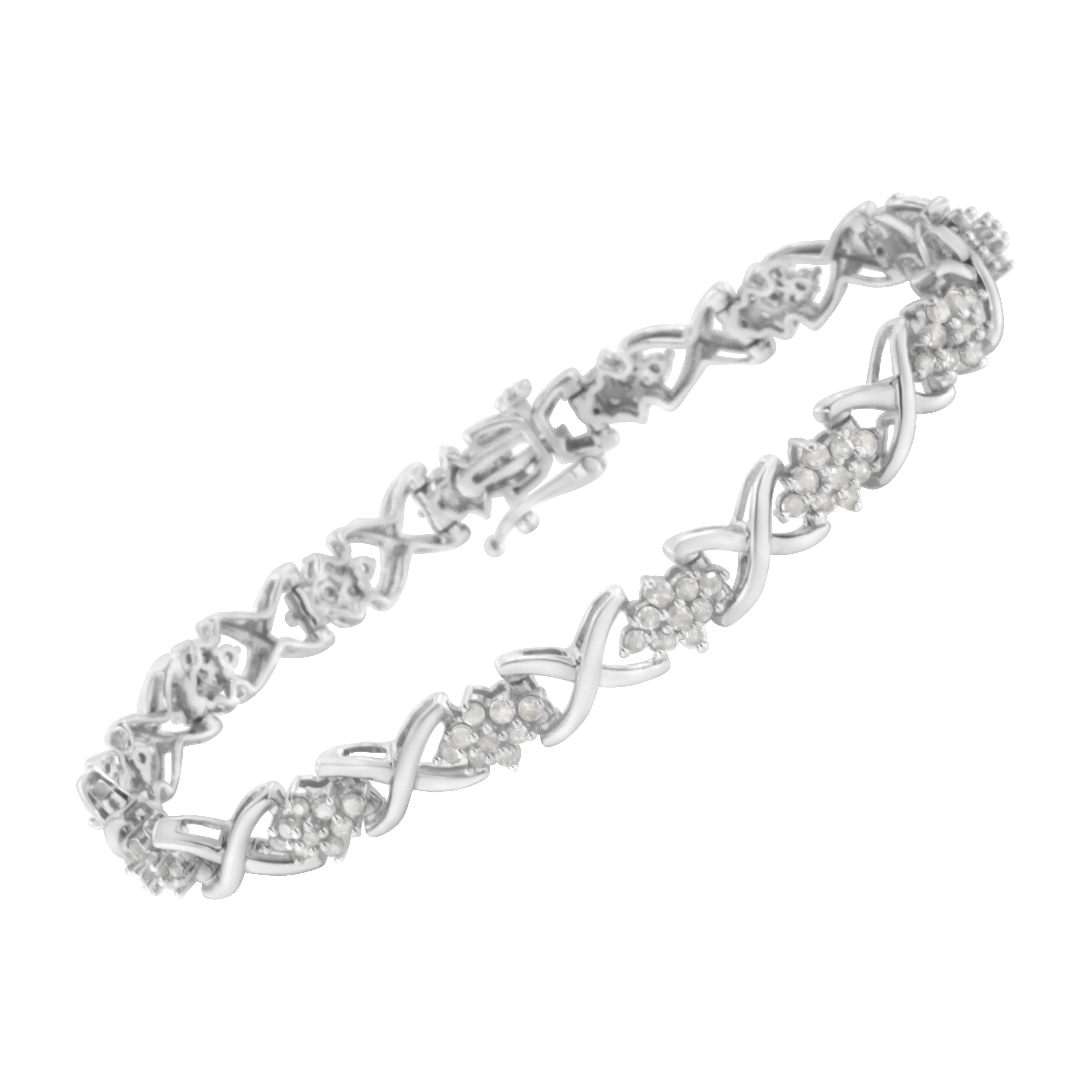 x and o diamond bracelet