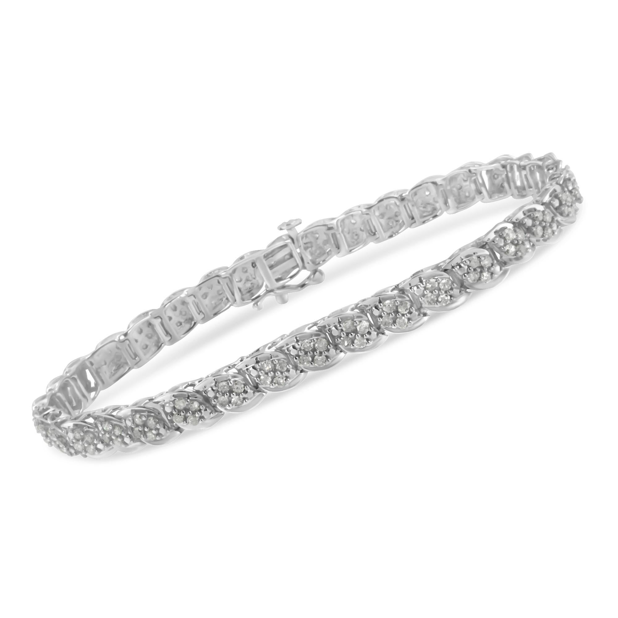 925 sun diamond bracelet