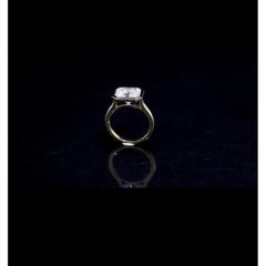 925 Sterling Silber 3 ct Moissanit Ehering für Damen Luxuriöser Stil Ring