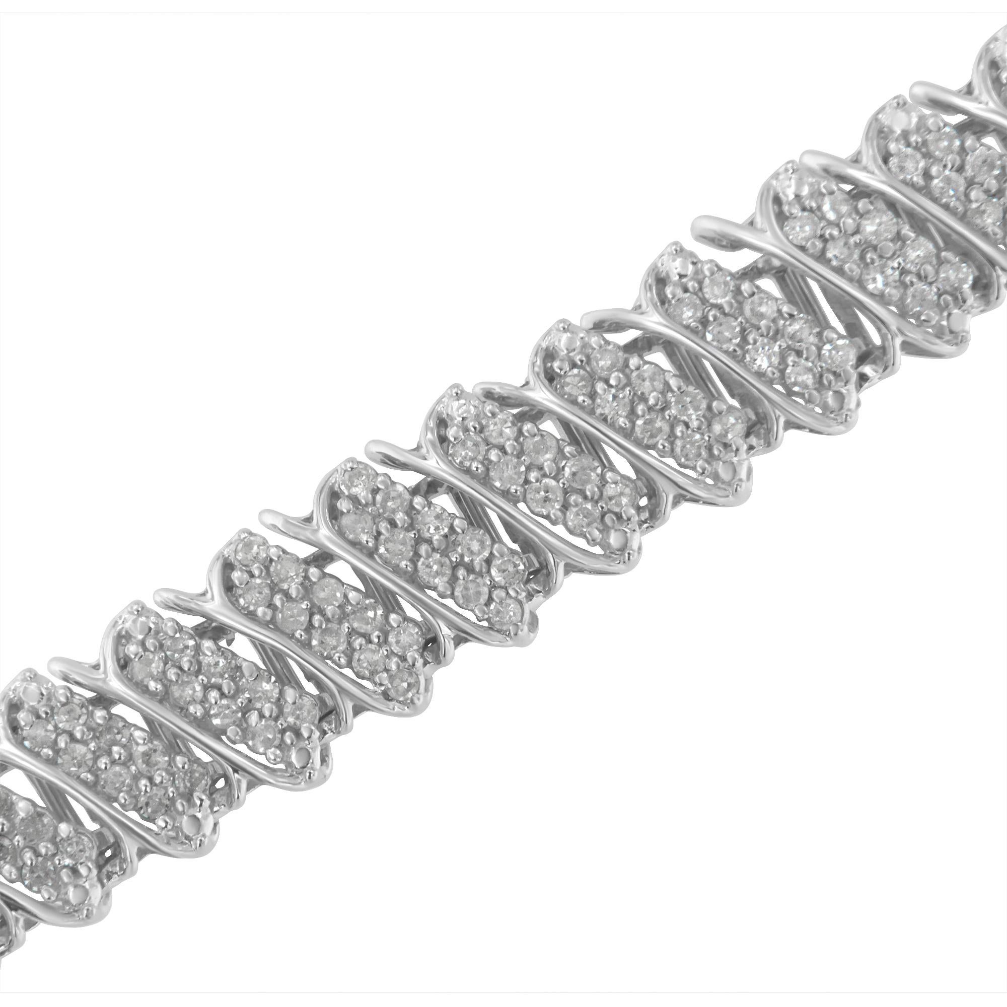 diamond wave bracelet