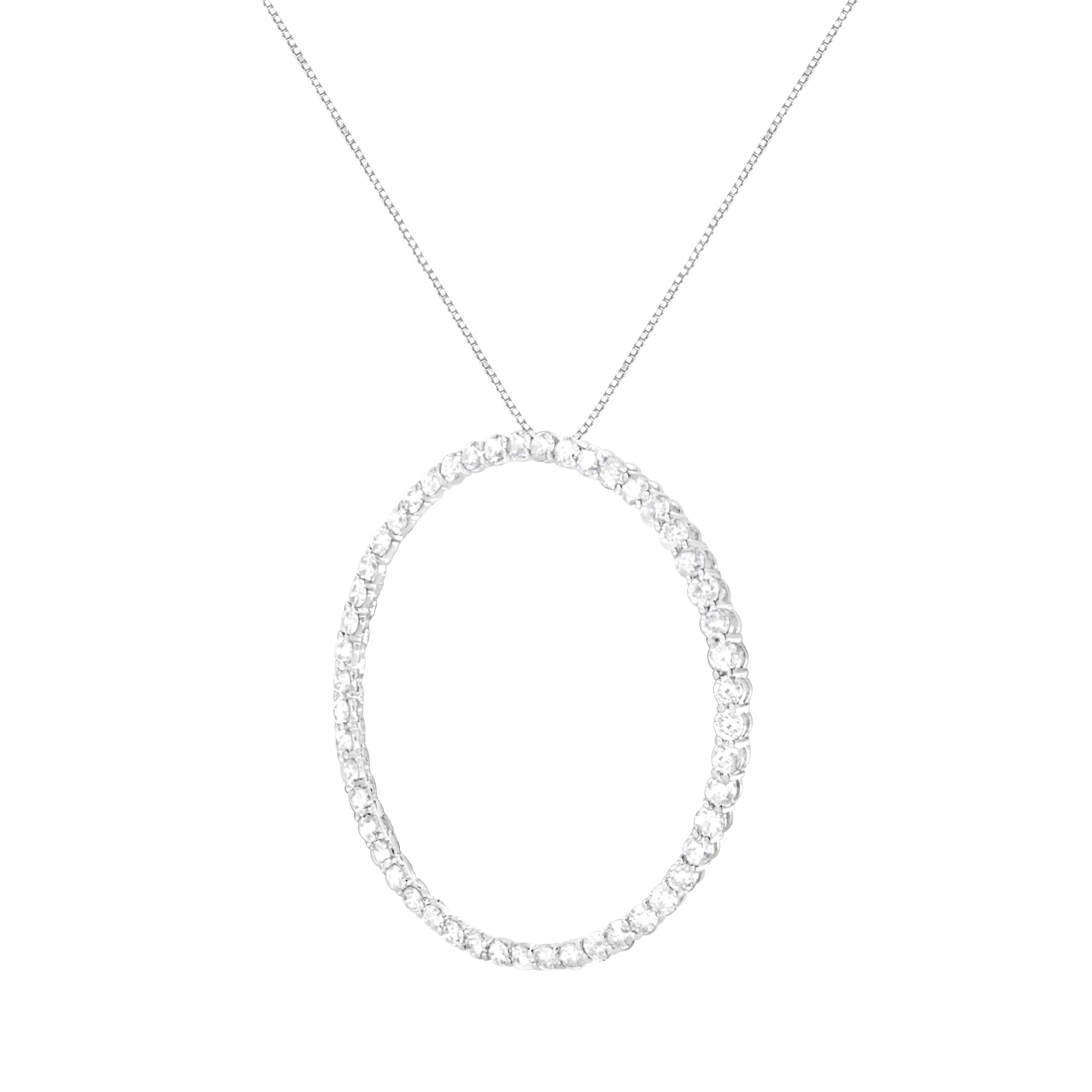 delicate circle necklace