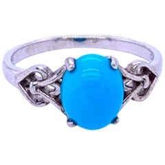 Vintage 925 Sterling Silver and Turquoise Ring