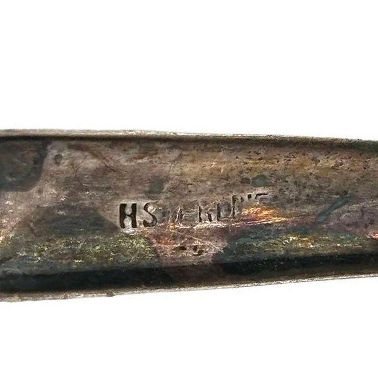 Mid-20th Century 925 Sterling Silver B-25 Mitchell Aircraft Brooch w/ Moving Propeller Props For Sale