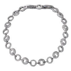 Armband aus 925er Sterlingsilber – Elegantes Moissanit-Armband – Ein schlichtes Geschenk für Frauen.