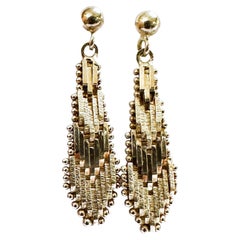 925 Sterling Silver Chevron Herringbone Post Earrings -  Italy