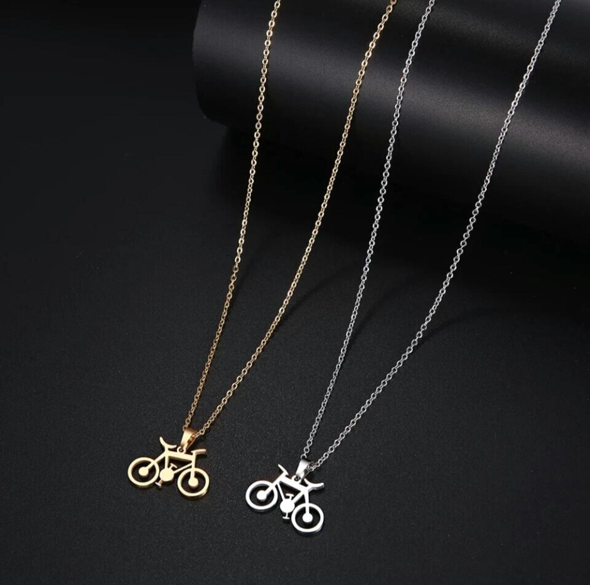 da uomo o donna 925 Ciondolo a girocollo in argento 925 Classic Bicycle Ciondolo regalo di fidanzamento per donne in vendita