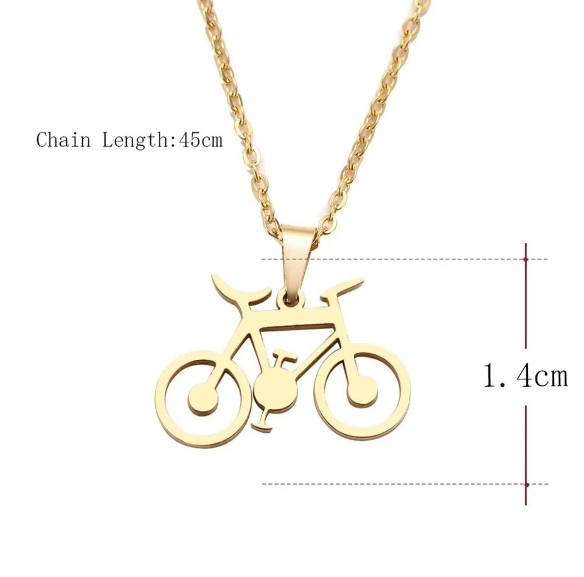 925 Ciondolo a girocollo in argento 925 Classic Bicycle Ciondolo regalo di fidanzamento per donne in vendita 1