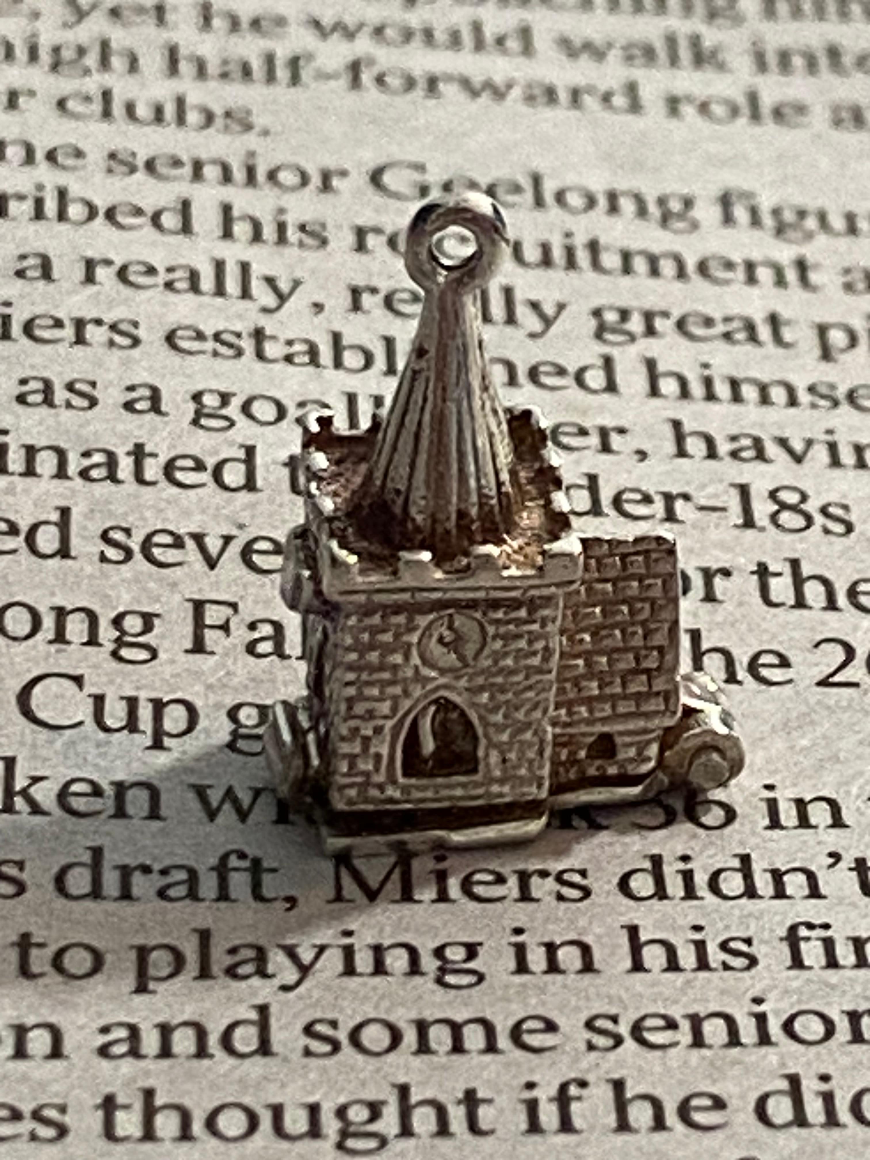 Charm d'ouverture vintage en argent 925 
